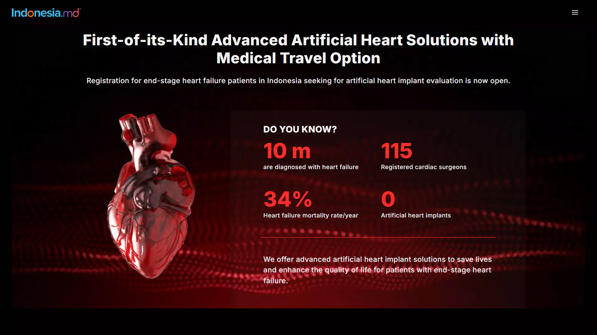 Borderless Healthcare Group Introduces Global Artificial Heart Solutions to Indonesia